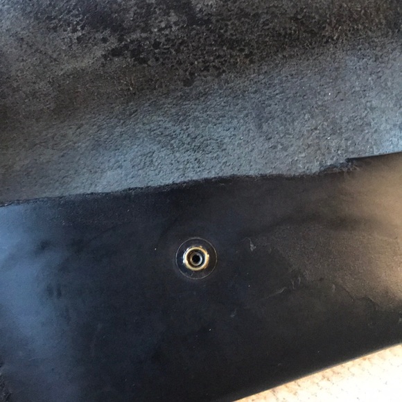 Handmade Black leather passport holder - Picture 5 of 7